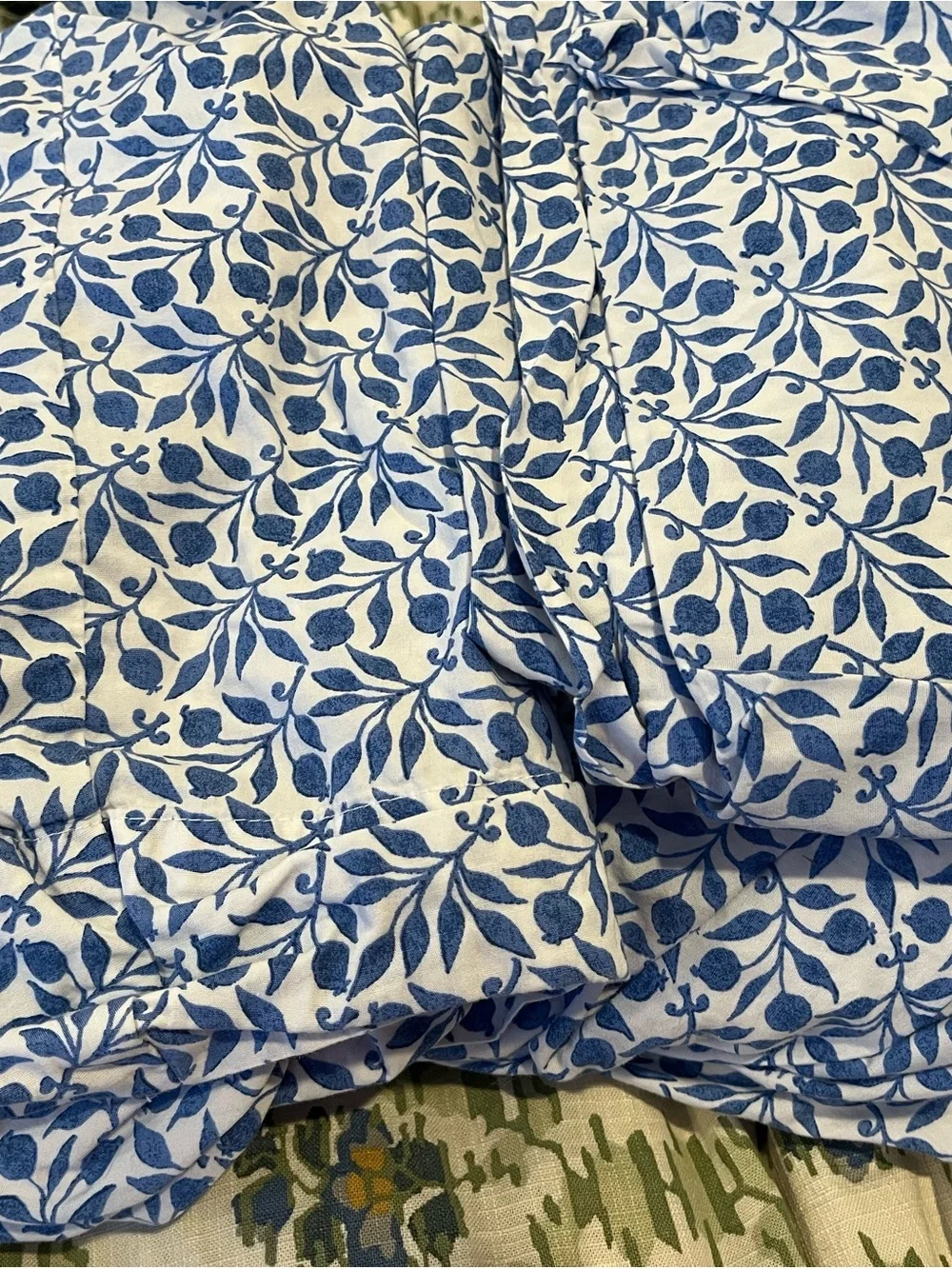 William Morris Queen Sheet Set in EUC